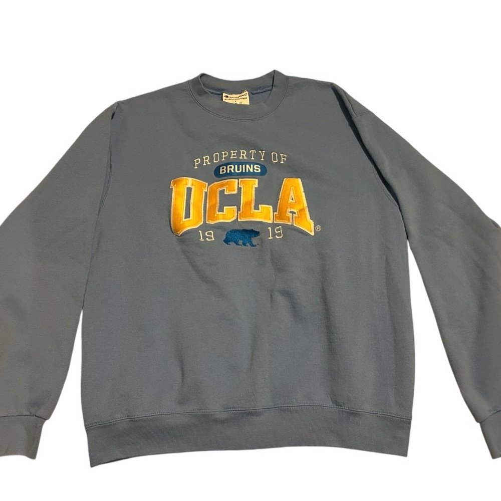 Vintage UCLA Bruins Champion Light Blue Sweater Mens